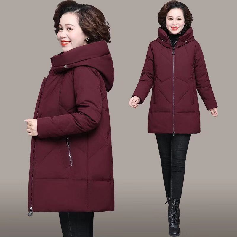 Middle-aged And Elderly Women's Cotton-padded Coat