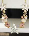 Fashion Starfish Shell Clavicle Chain Female