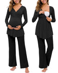 Nursing pajamas for pregnant women