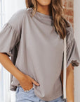 Women's Puff Sleeve T-shirt