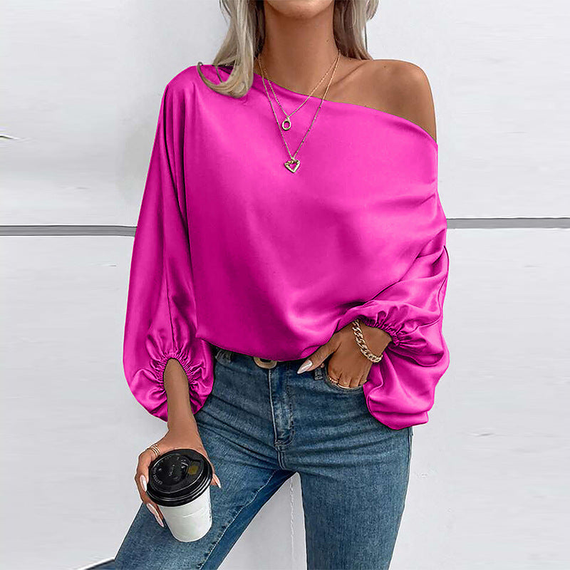 Temperament Commute Diagonal Collar Top