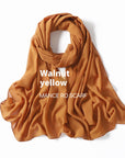 Pure Color Pearl Chiffon Scarf Headcloth Veil Chiffon Scarf