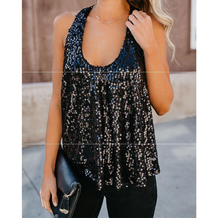 Women's Sequined Vest Camisole Vest Camisole Women