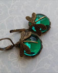 Fashion Retro Small Dragonfly Pattern Earrings