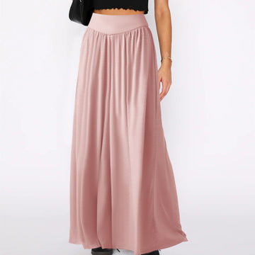 Loose-fitting Dance Draping Effect Pants High Waist Wide Leg