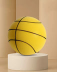 Silent High Density Foam Sports Ball Indoor Mute Basketball Soft Elastic Ball Children Sports Toy Games