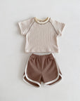 Clothes For Babies Summer Unisex Baby Short Sleeve Outfit Top Shorts