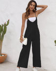 Women's Solid Color Casual Jumpsuit