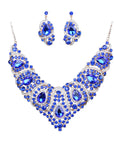 Colorful Bridal Necklace And Earring Set