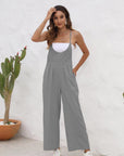 Women's Solid Color Casual Jumpsuit