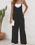 Women's Solid Color Casual Jumpsuit