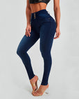 High Waist Jeans Women's Skinny Trousers Tight Stretch Shaping And Hip Lifting Pants