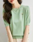 Loose Short Sleeve Sweater