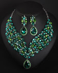 Crystal African Necklace Earring Set