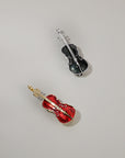 Light Luxury Cold Style Violin Brooch Pin