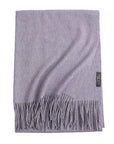 New Solid Color Wool Long Beard Warm Tassel Scarf Thick