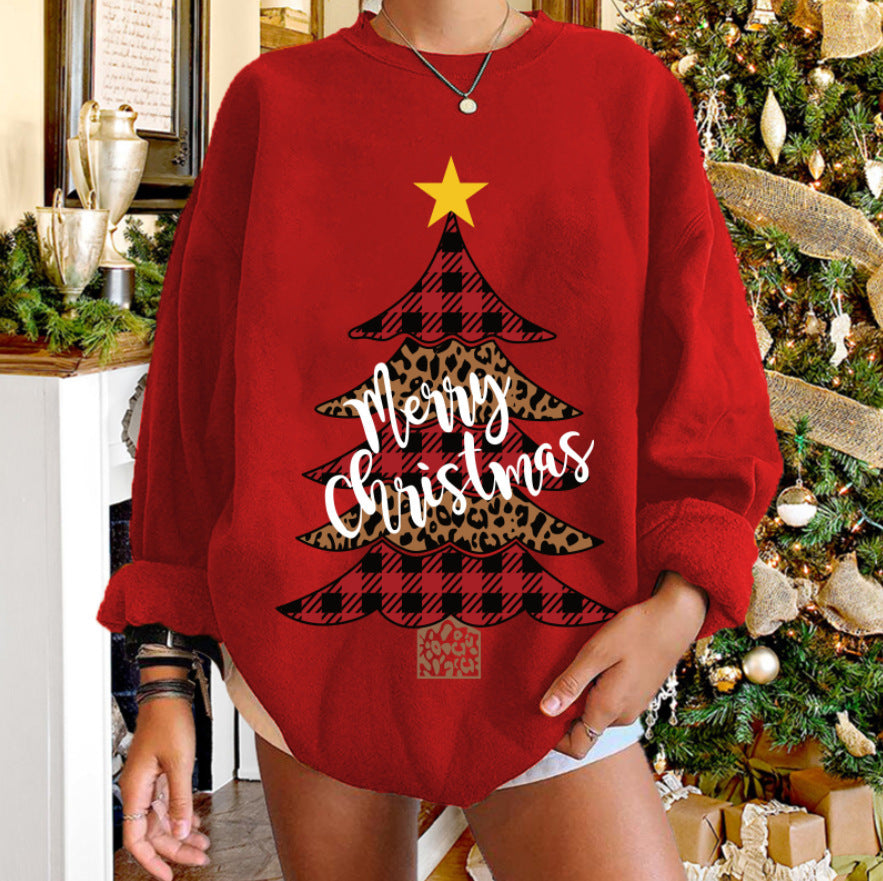 Christmas Elk Owl Sweater