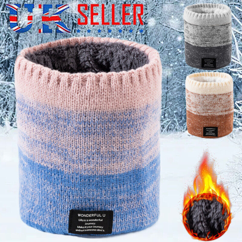 Thermal Fleece Snood Neck Warmer Scarf