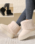 Thick-soled Plush Snow Boots