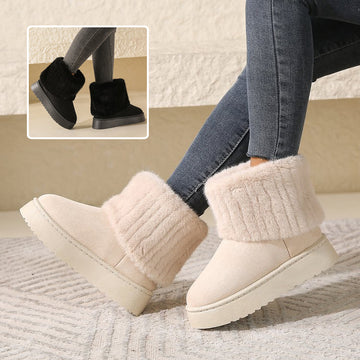 Thick-soled Plush Snow Boots