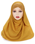 New Convenient Closed-toe Scarf Four Seasons Universal Plain Chiffon