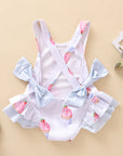 Children's Ruffled One-piece Swimsuit