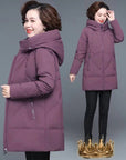 Middle-aged And Elderly Women's Cotton-padded Coat