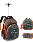 Three-piece Trolley Bag For Primary School Students