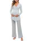 Nursing pajamas for pregnant women