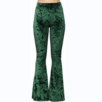 High Waist Stretch Bell-bottom Pants