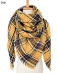 European And American Autumn And Winter Plus-sized Double-sided Qicaigei Scarf Women's Shawl