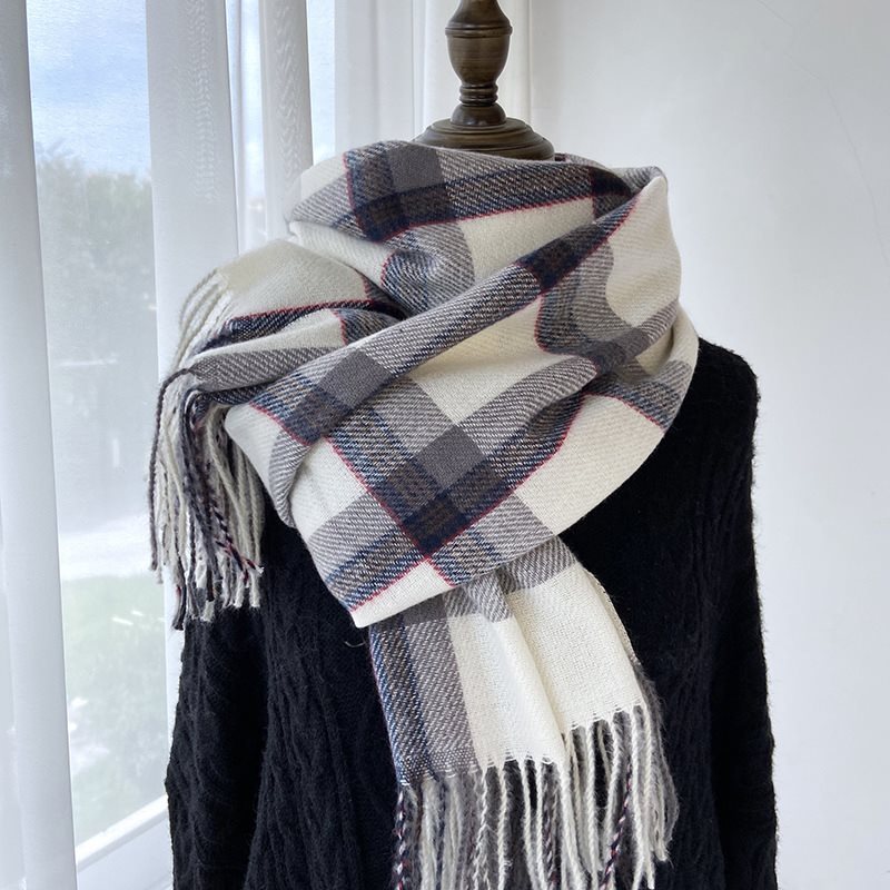 Plaid Scarf Women's Autumn And Winter Scarf