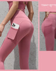 Gym Sport Seamless Leggings With Pockets Push Up High Waist Pants Women Fitness Running Yoga Pants Gym Sport Seamless Leggings