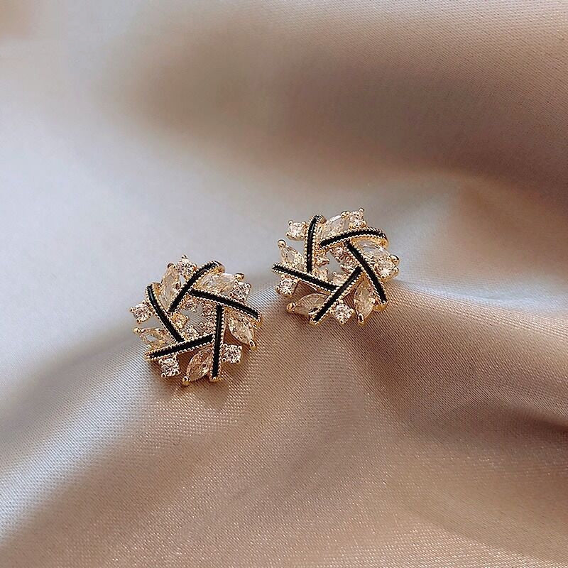 Temperament Net Earrings Female Earrings