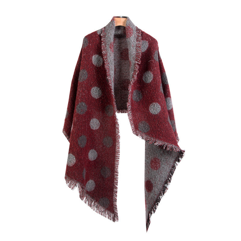 Autumn And Winter Thickened Scarf