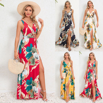 Floral Print Long Dress