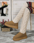 Winter Over-the-knee Boots With Long Knitted Socks