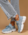 Breathable Fly-knit Socks Shoes Slip-on Loafers