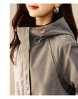 Women's Spring And Autumn Windbreaker Korean Fashion Overcoat