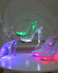 Women Luminous Transparent  Light Up Glowing Sandals