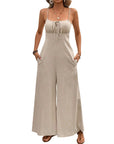 Fashion Suspenders Jumpsuit Trousers For Women