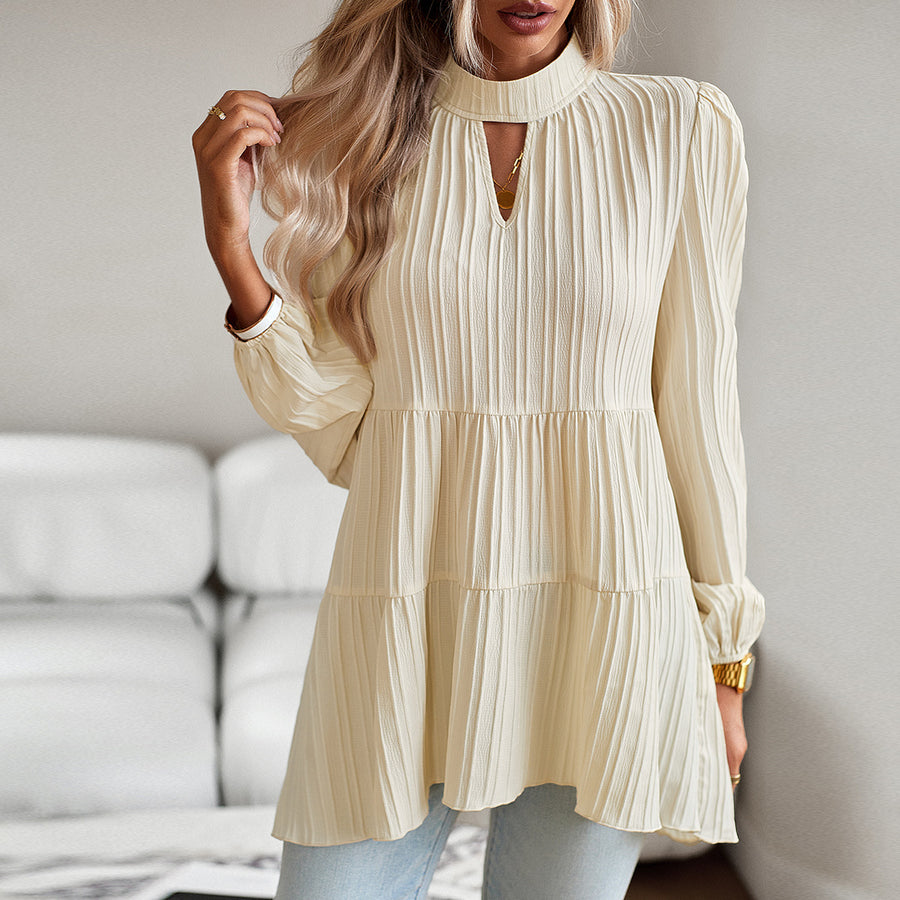 Elegant Long-sleeved Top For Women