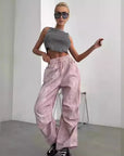 Summer Casual Wide-leg Straight Pants Women's