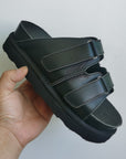 Thick Bottom Velcro Buckle Platform Shoes