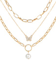 Chain Necklace Multi-layer Twin Necklace Women's Fashion