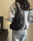 Cool Contrast Color Casual Simple Shoulder Messenger Bag