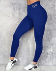 Waist Letter Printed Leggings Hip Lifting Stretch