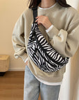 Cool Contrast Color Casual Simple Shoulder Messenger Bag