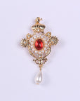 Design Court Retro Baroque Style Coat Brooch