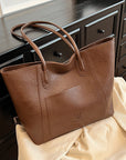 Casual Retro Shoulder Bag Texture Class Commuter Tote